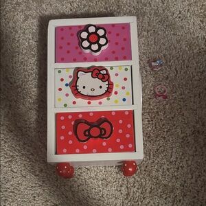 Hello Kitty Jewelry organzier & rings